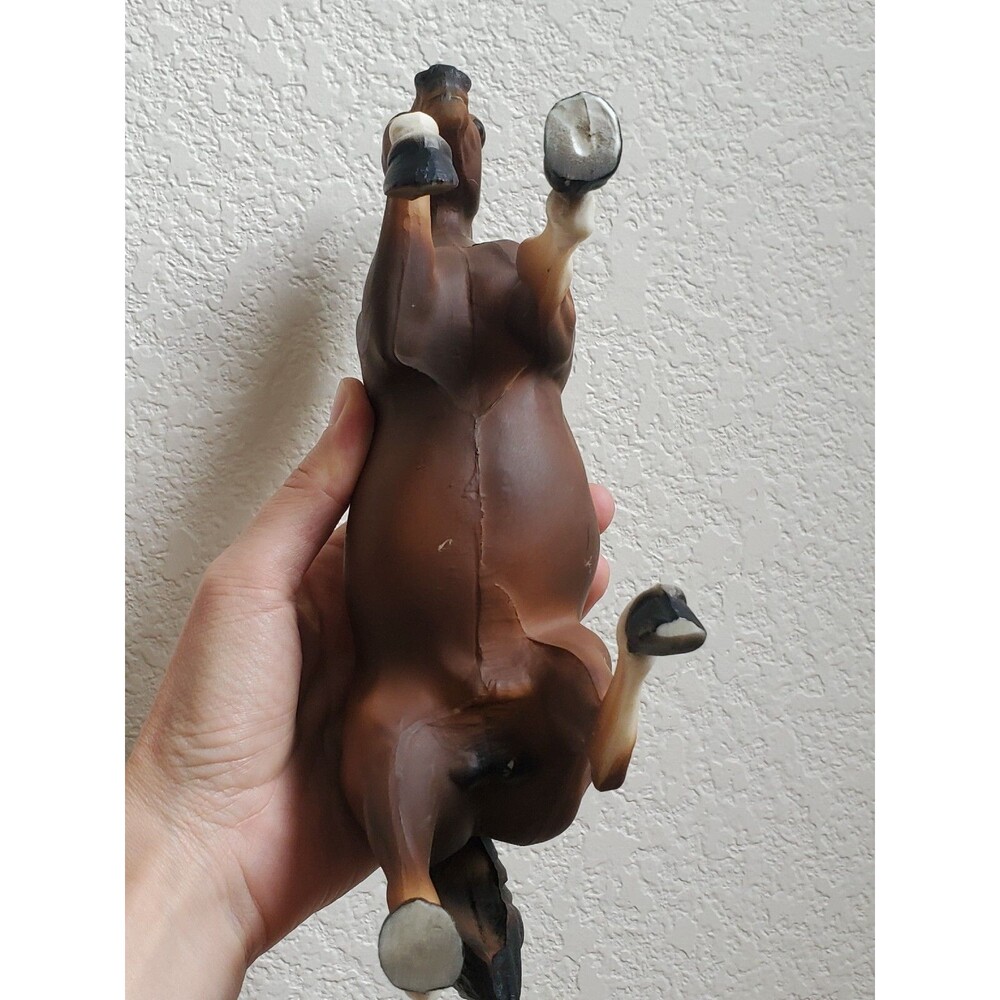 Breyer Shek Matte Brown Family Arabian Stallion 1970 Hess Stamped USA Flaws - Picture 15 of 16